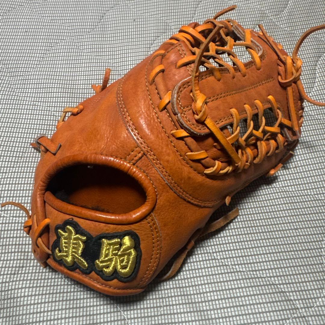 【値下げ交渉〇】オレンジ 野球グローブ 東京製 ファーストミット 値下げ交渉〇】オレンジ 野球グローブ 東京製 ファーストミット 値下げ