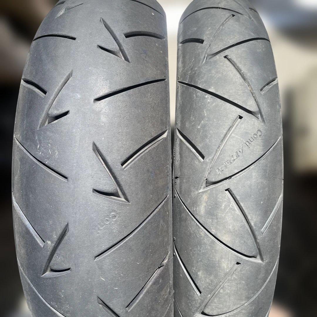 Road Attack 2 CR タイヤ 110/80/18 150/65/18 コンチネンタル コンチネンタル ロードアタック2CR 110/80ZR18 150