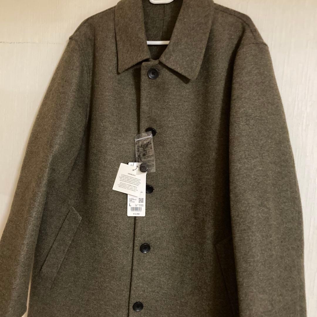 美品✨イヴサンローラン ステンカラーコート ロングコート シルク100% M