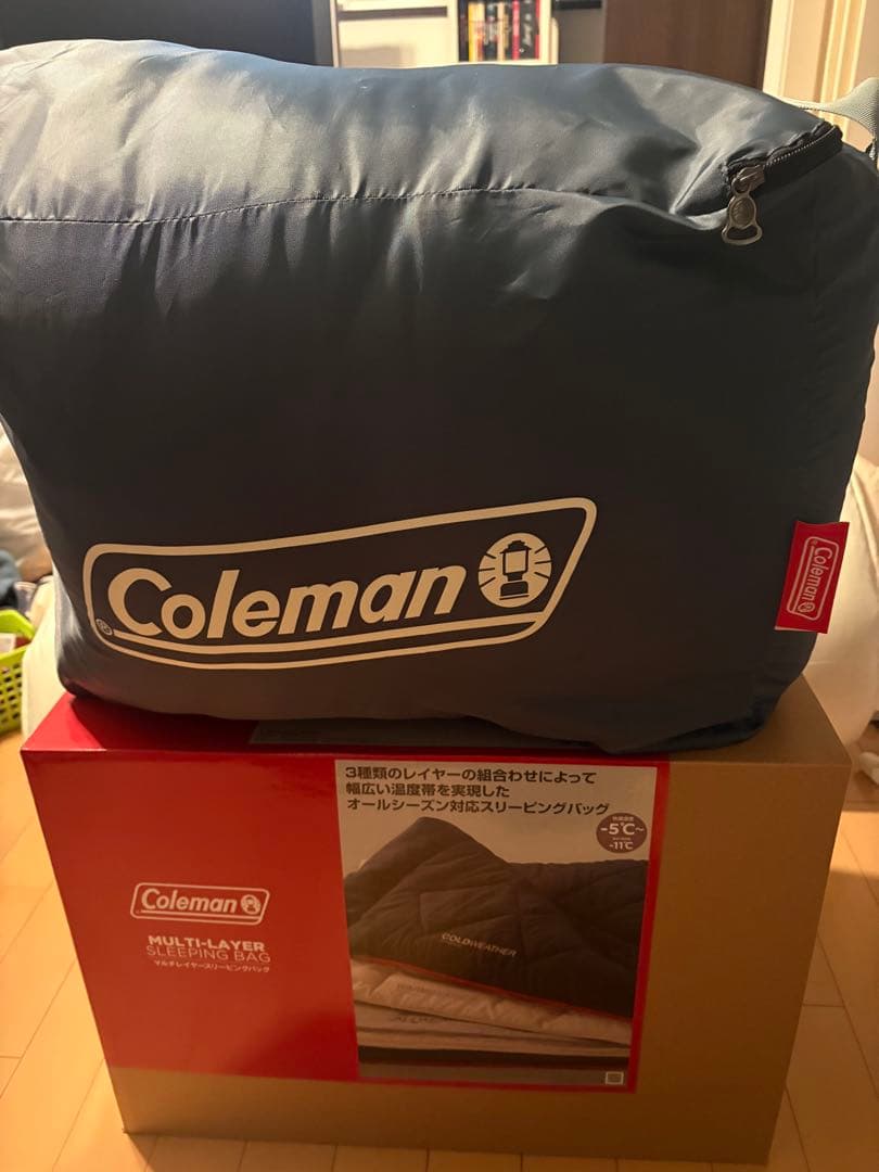 美品　寝袋　Coleman マルチレイヤースリーピングバック　コールマン マルチレイヤースリーピングバッグの通販｜キャンプ用品のコールマン