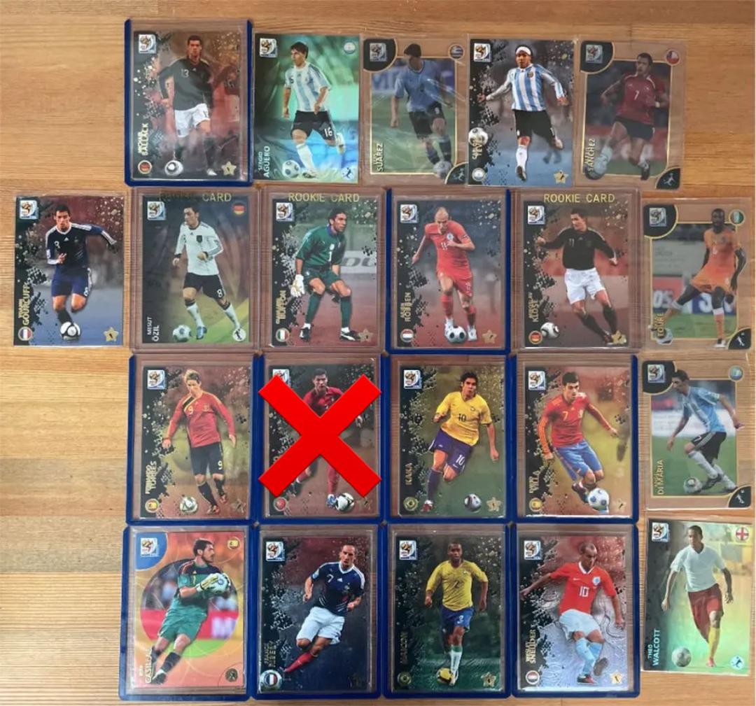 2010 FIFA WORLD CUP PANINI カード　セット 21 different signed autographed 2010 Panini FIFA World Cup Soccer