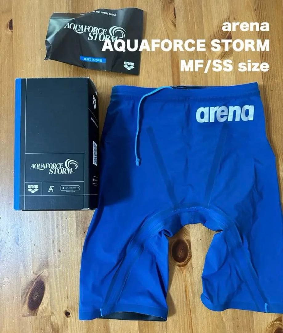 arena AQUAFORCE STORM SSサイズ 青 arena（アリーナ）】レディース 競泳水着 レーシング水着 WA承認