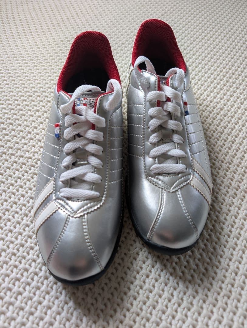 PATRICK シルバー レッド ゴルフシューズ F102889326 安価