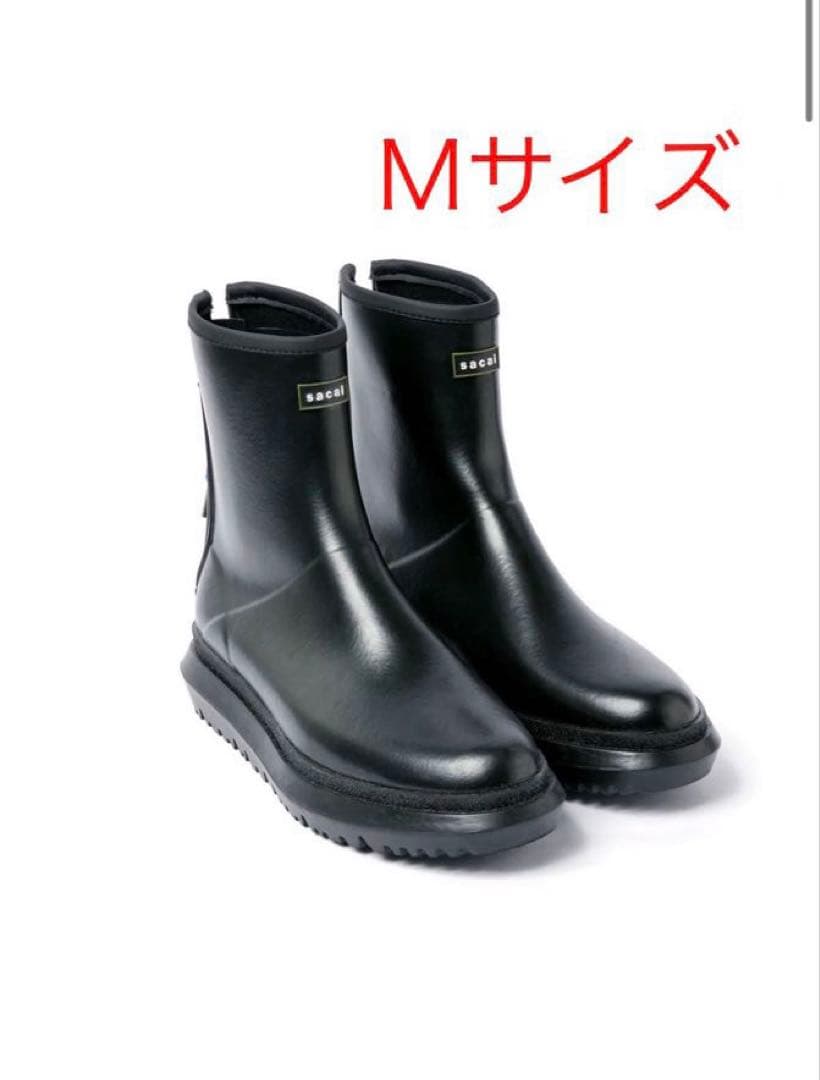 【新品/ M】sacai ラバーブーツ sacaiの新作ラバーブーツ