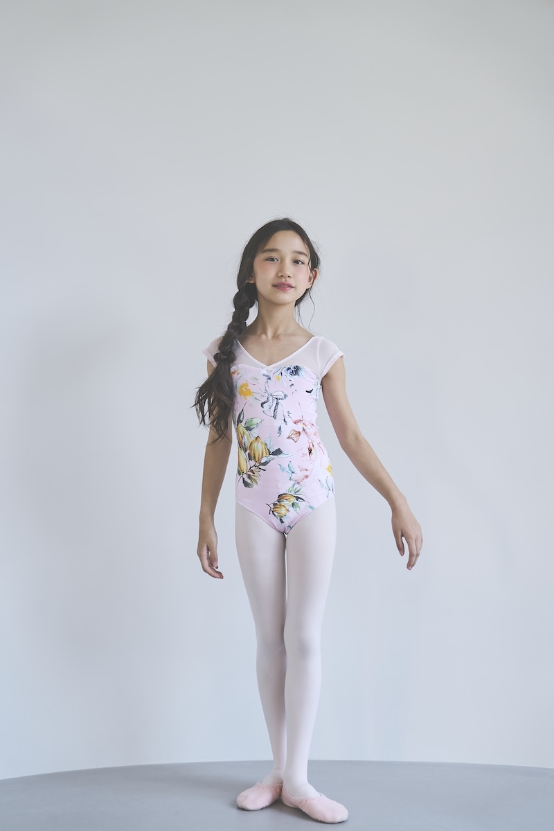 stina / type H half sleeve / Lemon wing pink / kids / girl