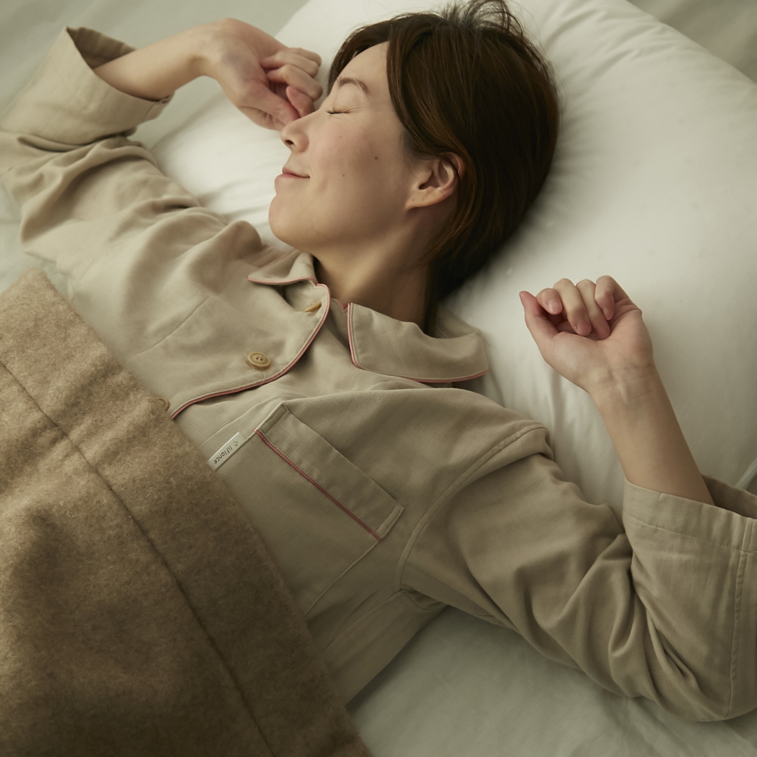 liflance/しなやか3重ガーゼパジャマ レディース -就寝中の冷えを防ぐ