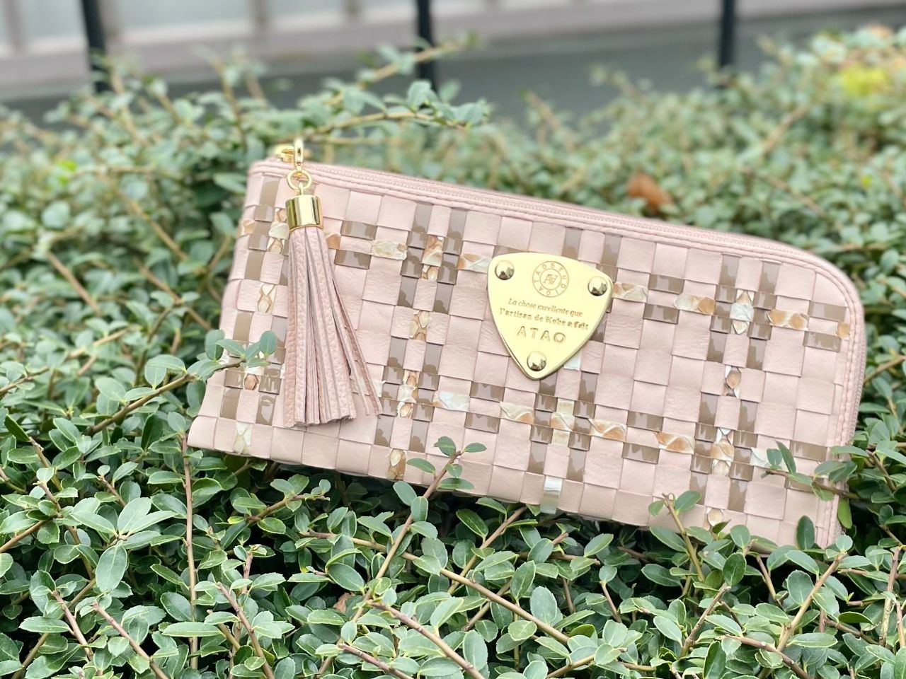 ATAO アタオ クラリティ スリモ 財布 コージーピンク 金ロゴ ATAO