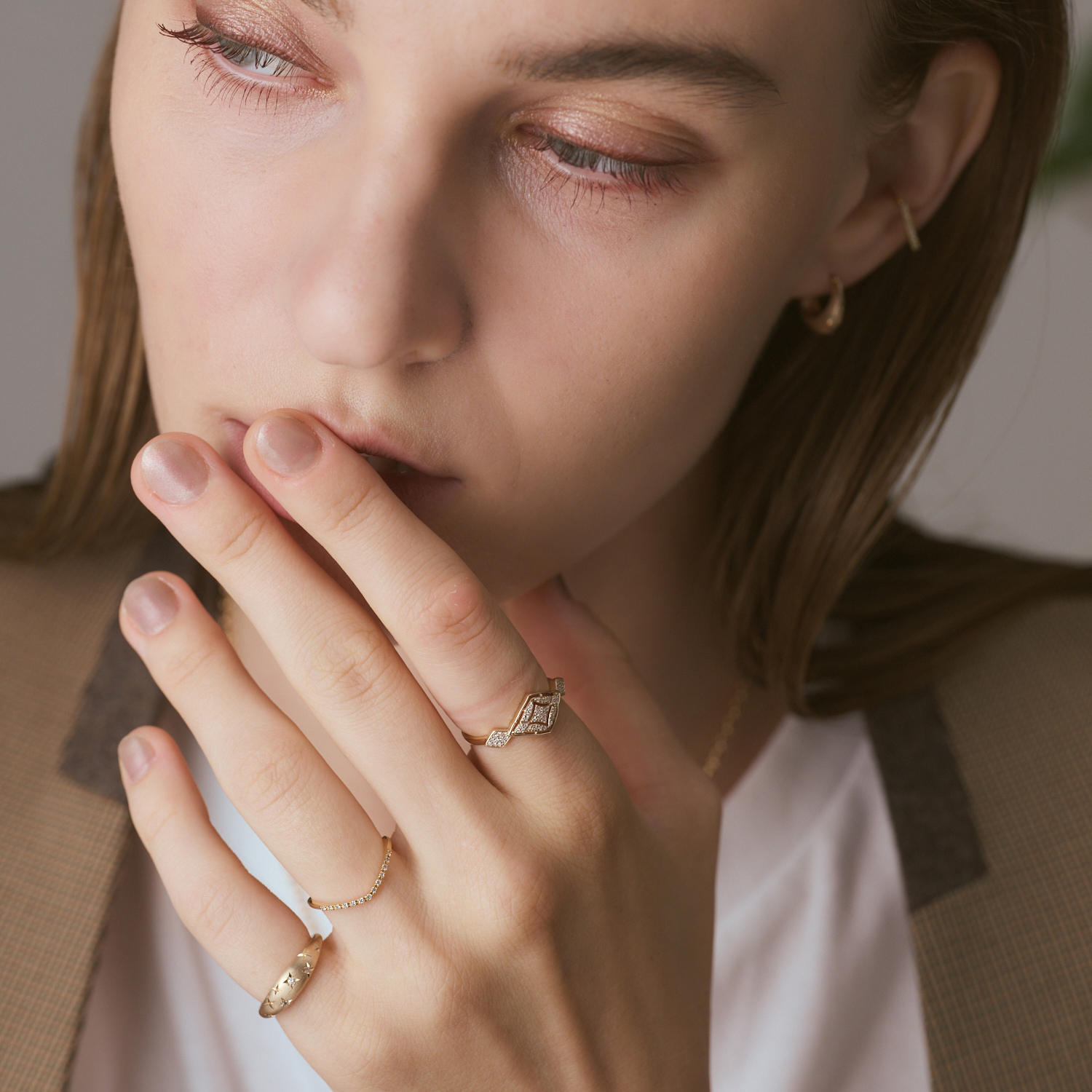 K10ダイヤモンドリング（0.11ct）｜リング｜アガット 公式オンラインストア