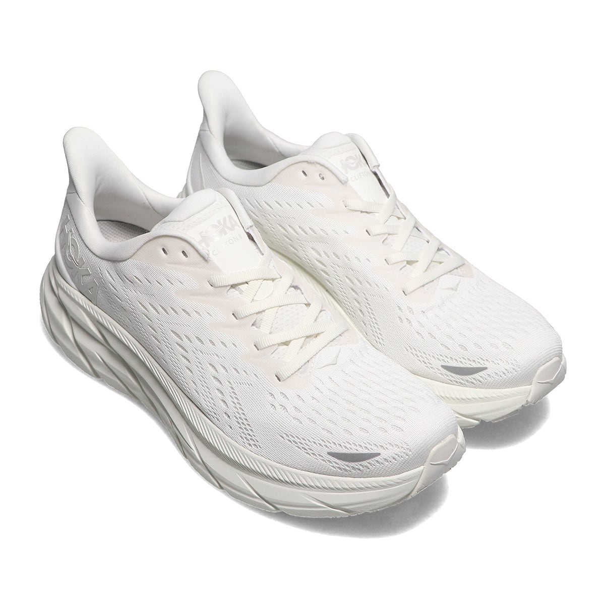 HOKA ONEONE CLIFTON 8 WHITE/WHITE 21FW-I（ホカオネオネ クリフトン