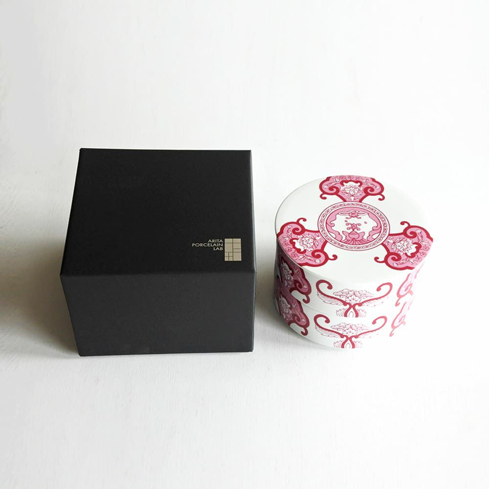 JAPAN AUTUMN 二段重 古伊万里草花紋 ワインレッド 化粧箱入 – ARITA