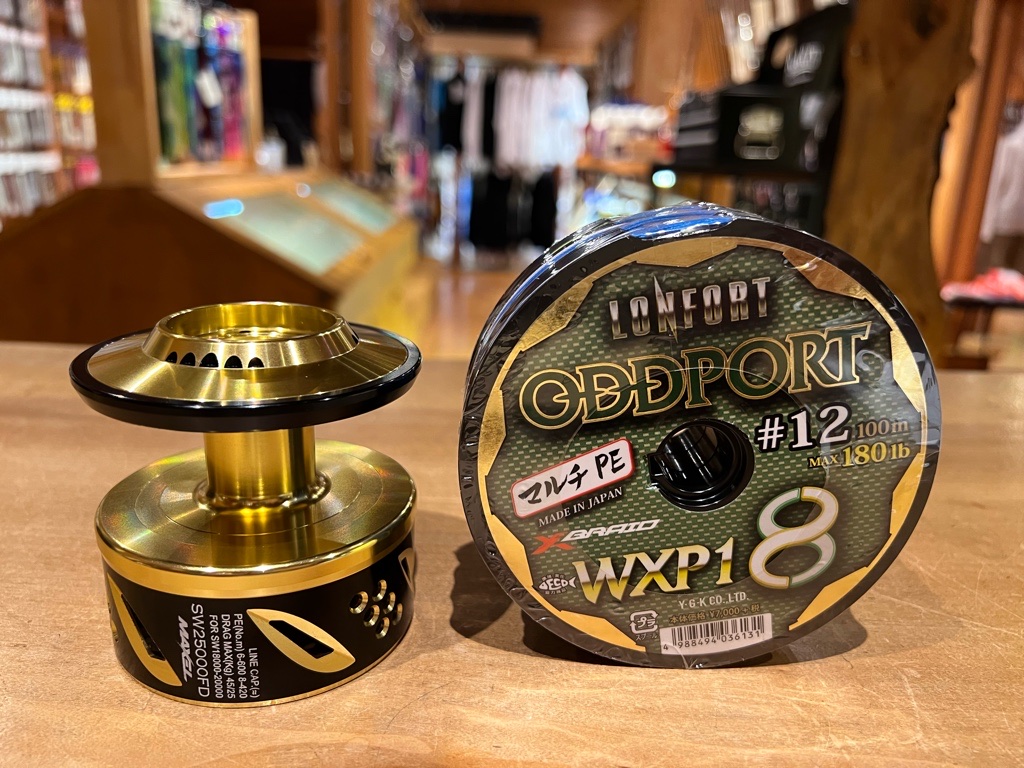 マクセル SW25000フルドラグにPE12号 | IN THE STREAM