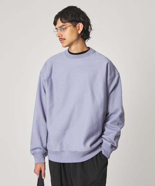 Steven Alan＞ ウラケ セットイン クルーネック スウェット