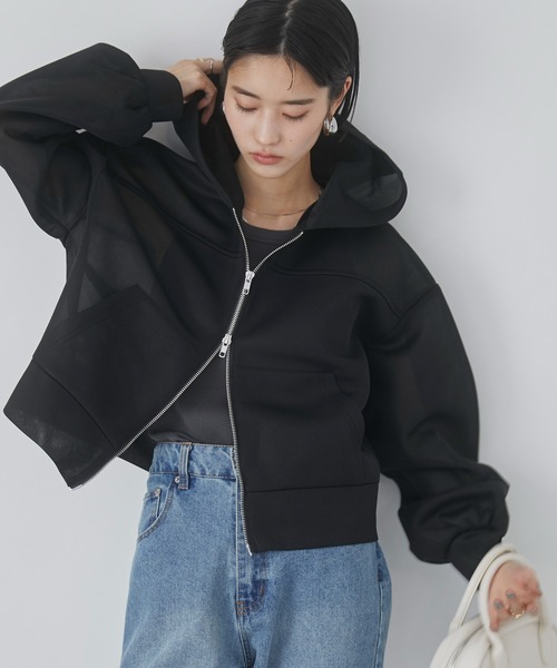 シアーダンボール シップアップ フーディー パーカー（パーカー