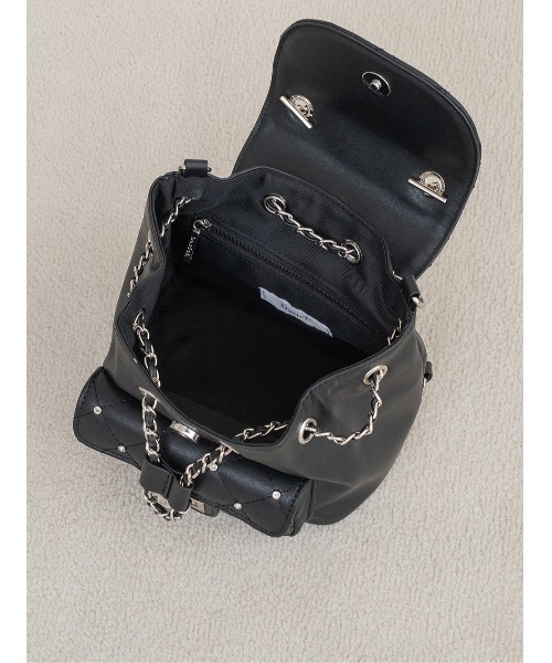 キルティングビジューミニリュック（バックパック/リュック）｜Darich