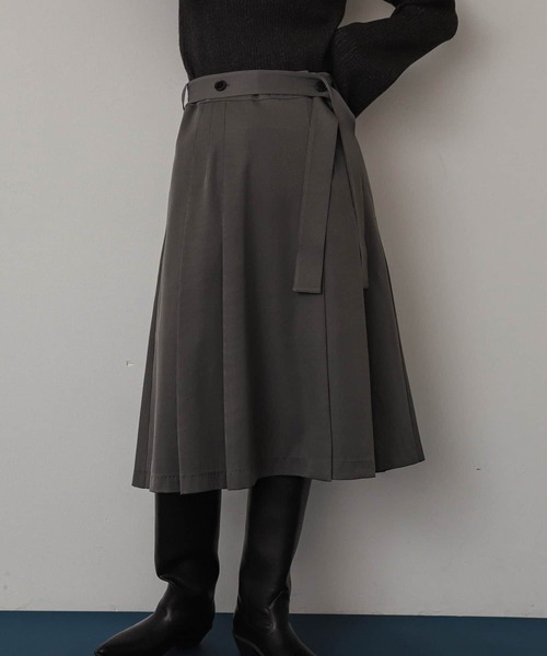 セール】プリーツミディスカート（スカート）｜SENSE OF PLACE by