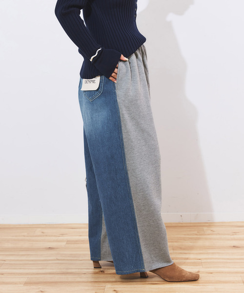 別注》【INSCRIRE*LEE*LESSAGE】ドッキングパンツ：デニム（デニム