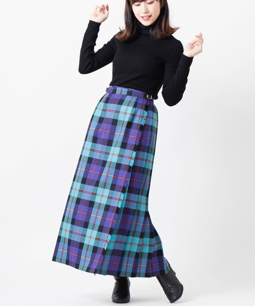 セール】O'Neil of Dublin ウーステッドウール100% キルトスカート