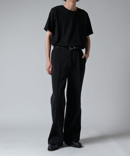 ワイドレッグフレアパンツ（スラックス）｜Lui's（ルイス）の