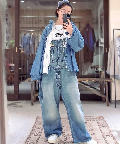 11OZデニム オーバーオール（サロペット/オーバーオール）｜JOURNAL