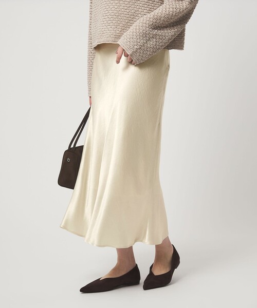 サテン ナロー スカート（スカート）｜green label relaxing（グリーン