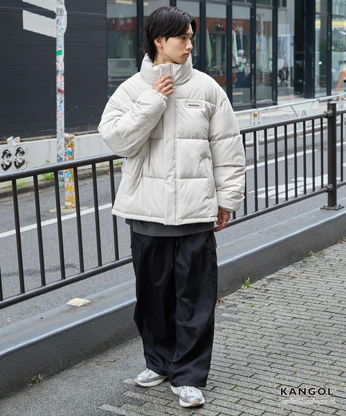 KANGOL/カンゴール 別注 ビッグシルエット ラバーネーム/ロゴ刺繍