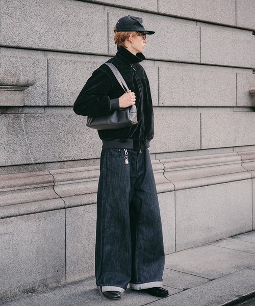 synthetic suede zip blouson / シンセティックスエードジップブルゾン