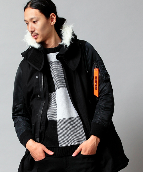 MONKEY TIME（モンキータイム）の「MT∴ MA-1 スリーブ+モッズコート