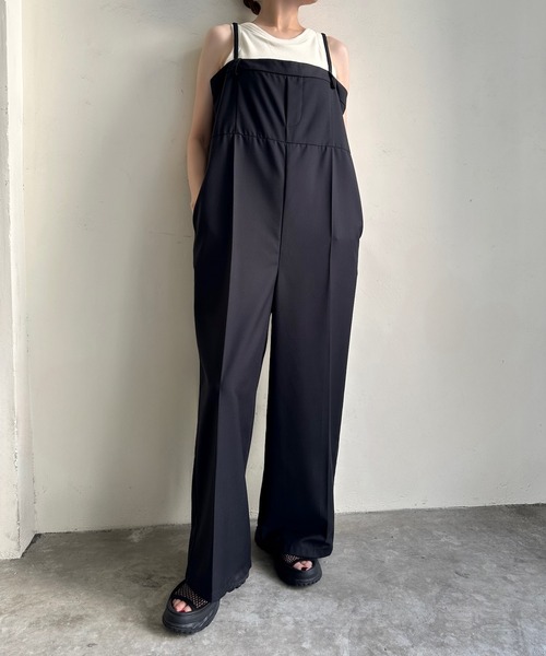 セール】パンツディテールジャンプスーツ/オールインワン（つなぎ