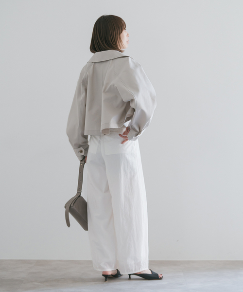 Noble（ノーブル）の「ナイロンタフタボリュームパンツ（その他パンツ