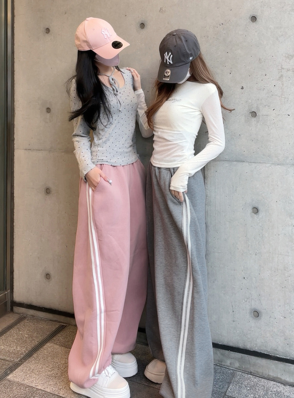 2Wayサイドカーブラインスウェットパンツ[tu1898] | レディース