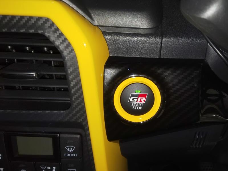 マークX用GRプッシュスタートスイッチ取付（トヨタ コペン・LA400A）by
