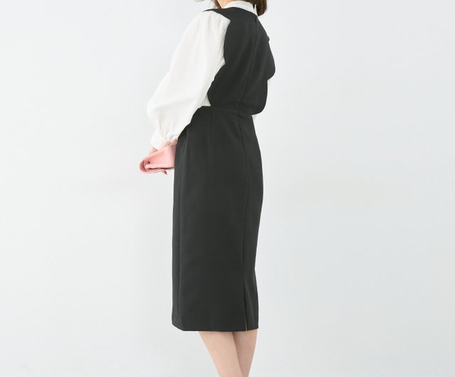 laubeblanc l'or I-line Jumper skirt