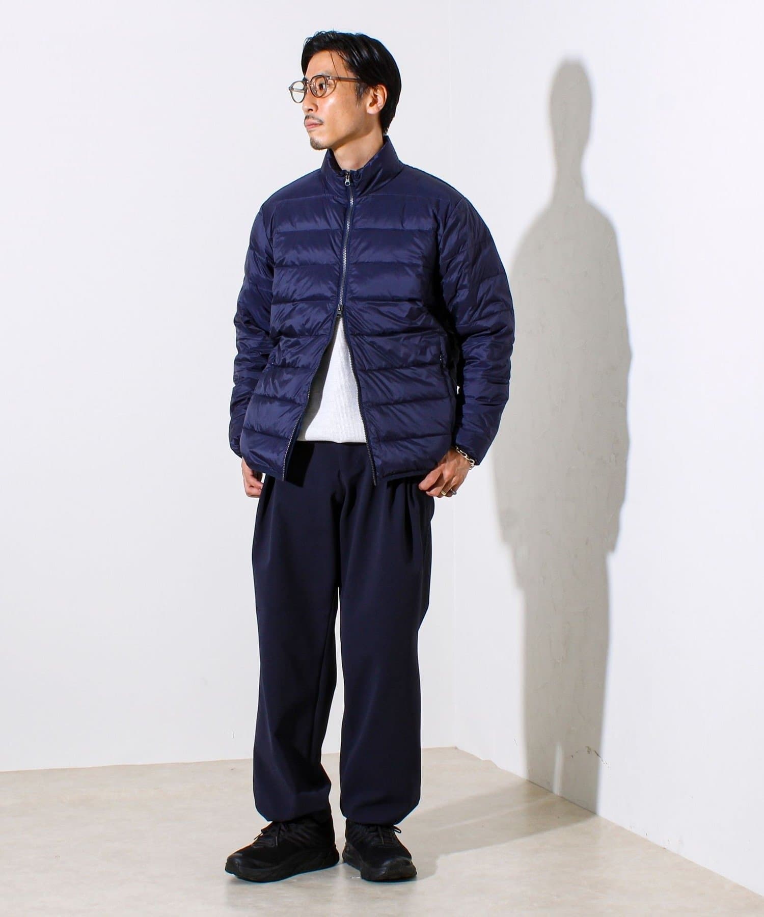 新型/UNISEX/5カラー展開】TAION ダブルジップダウンジャケット