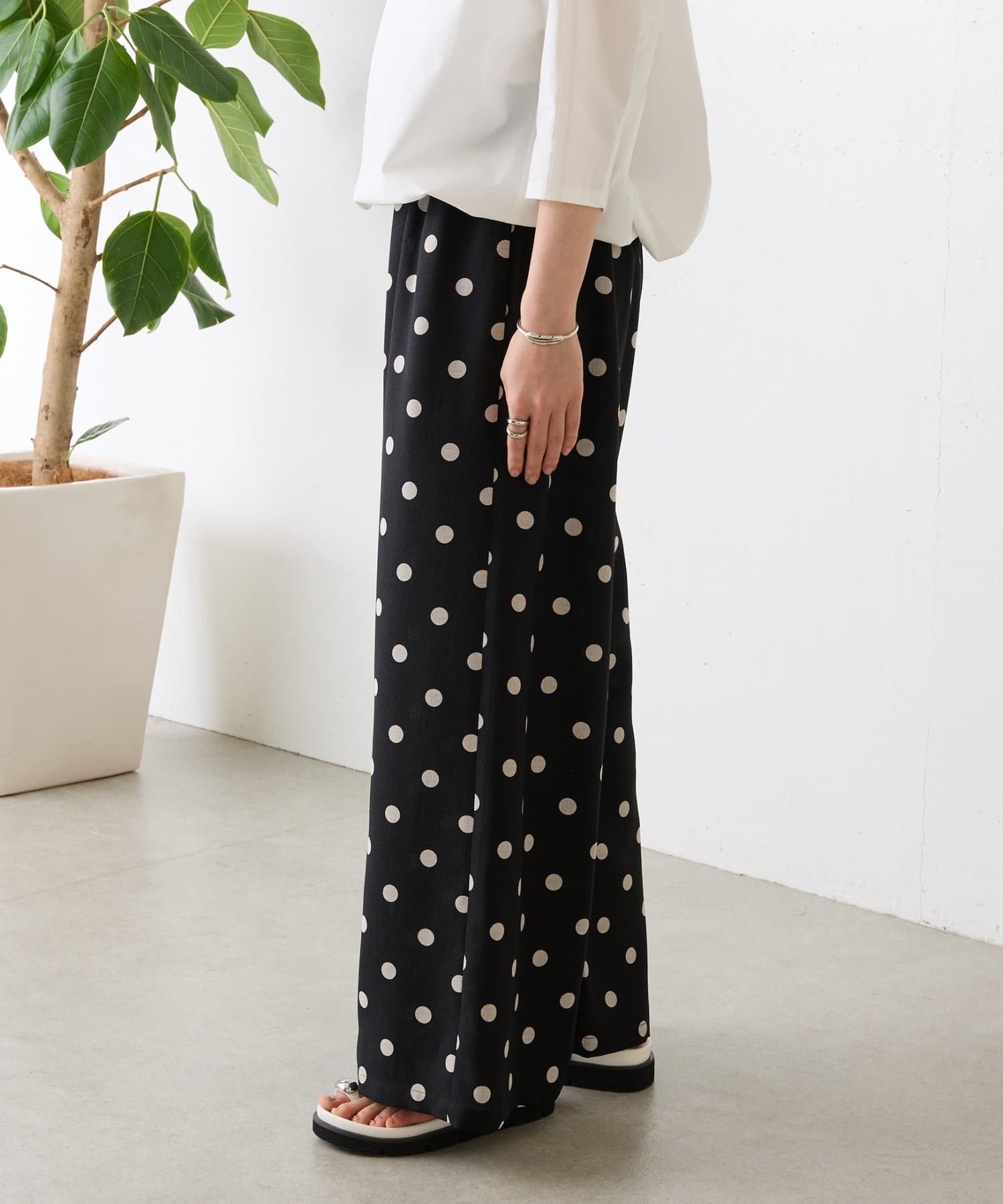 2/23(月)12:00追加予約》ドットプリントパンツ | BEARDSLEY(ビアズリー