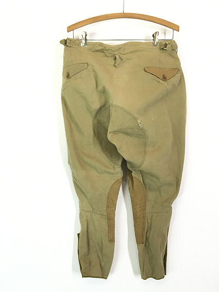 古着 30s 針刺し アジャスター 2tone コットン チノ ジョッキー