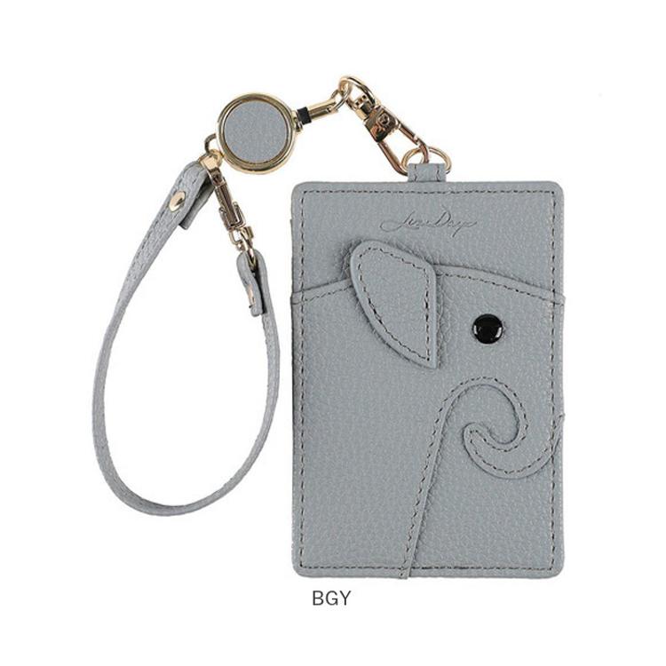 lizdays リズデイズ リール付き パスケース ゾウ lz-66402 通販 定期